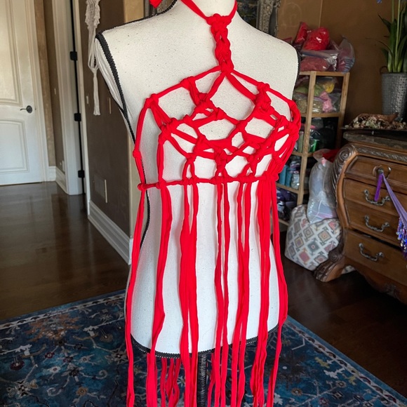 Handmade Macrame Shibari Rope Dress - Picture 11 of 12